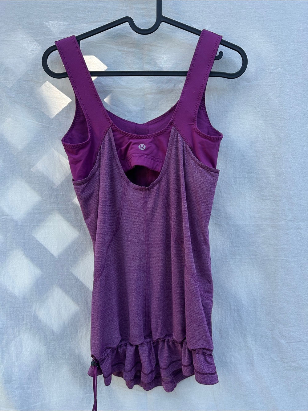 Lululemon Purple Ruffle Hem Tank Top - Picture 4 of 6